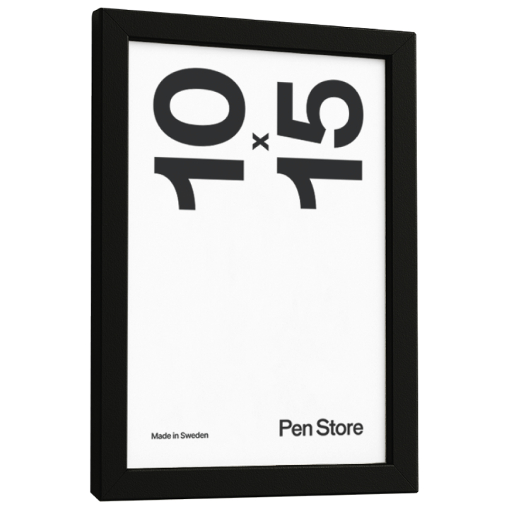 Træramme sort 10x15 cm i gruppen Hobby & Kreativitet / Organisere / Rammer / Sorte rammer hos Pen Store (135077)