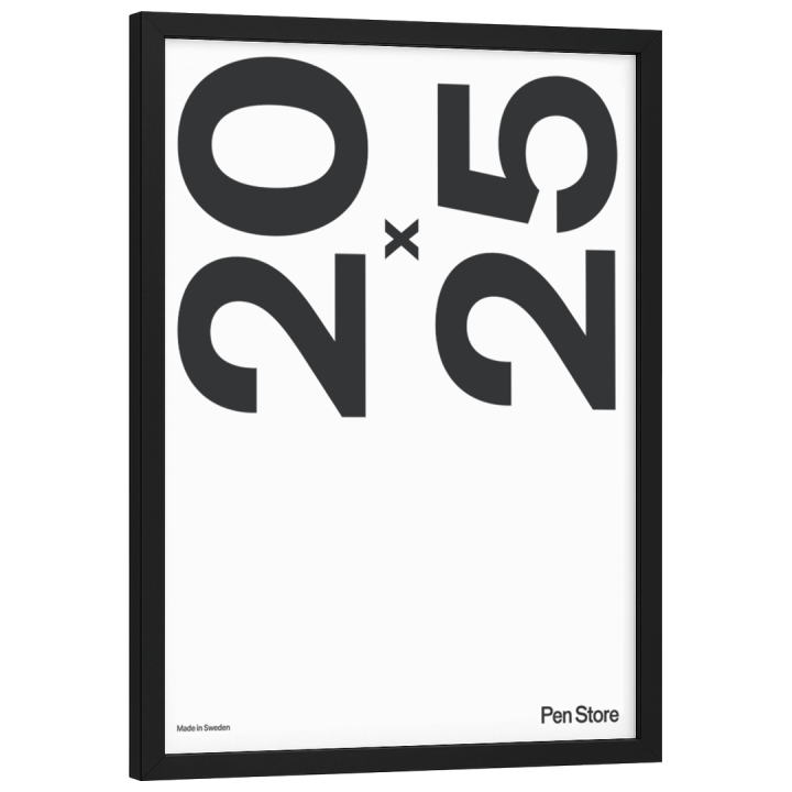 Træramme sort 20x25 cm i gruppen Hobby & Kreativitet / Organisere / Rammer / Sorte rammer hos Pen Store (135081)