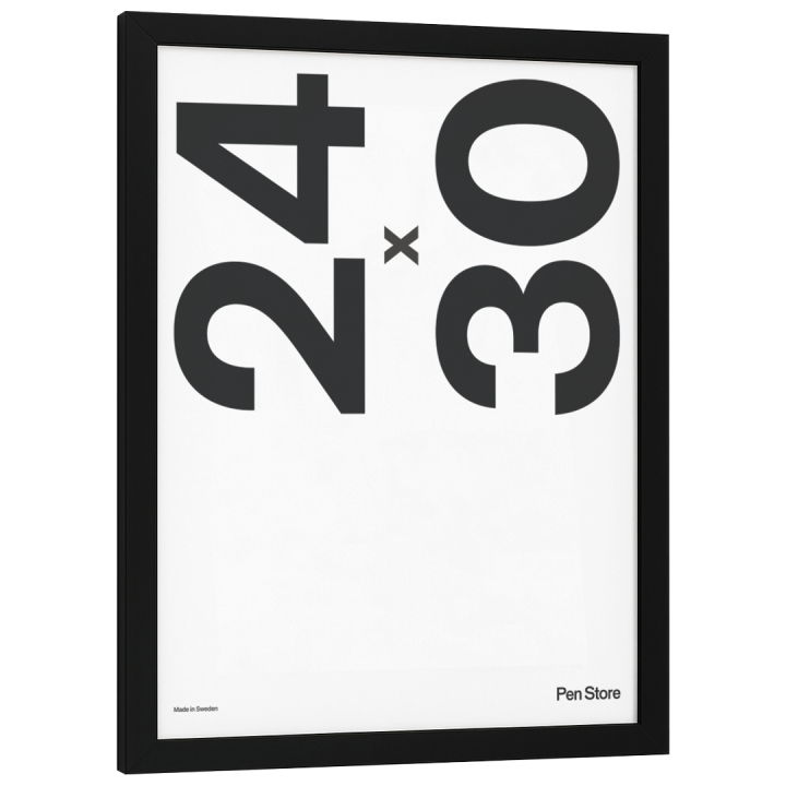 Træramme sort 24x30 cm i gruppen Hobby & Kreativitet / Organisere / Rammer / Sorte rammer hos Pen Store (135083)