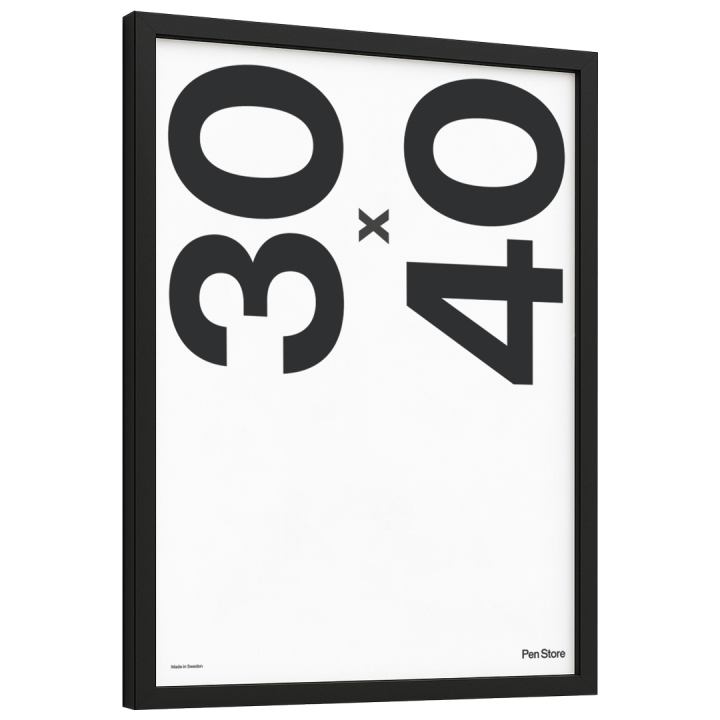 Træramme sort 30x40 cm i gruppen Hobby & Kreativitet / Organisere / Rammer / Sorte rammer hos Pen Store (135084)