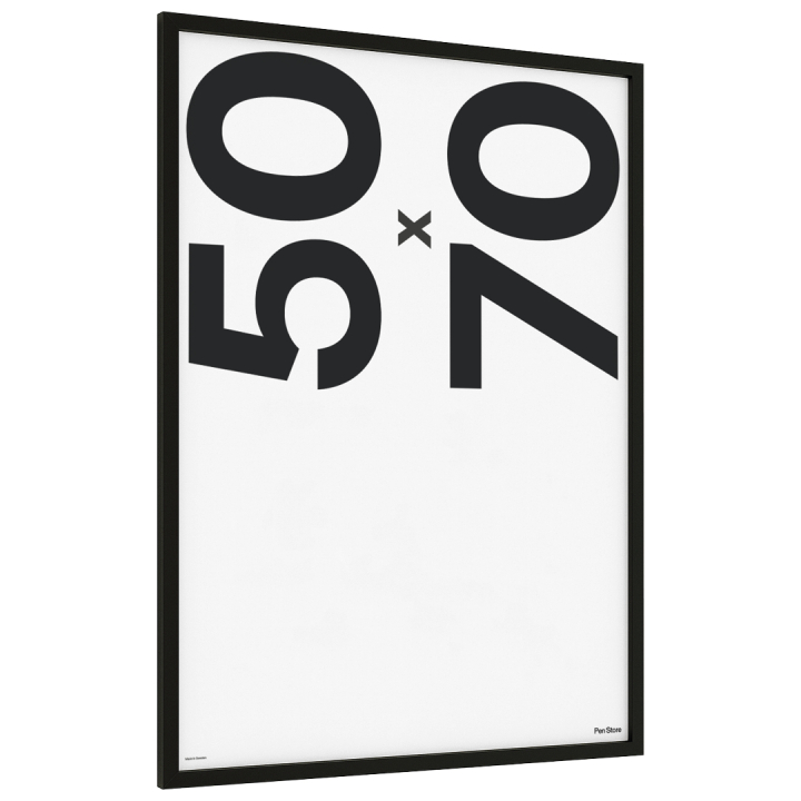 Træramme sort 50x70 cm i gruppen Hobby & Kreativitet / Organisere / Rammer / Sorte rammer hos Pen Store (135088)