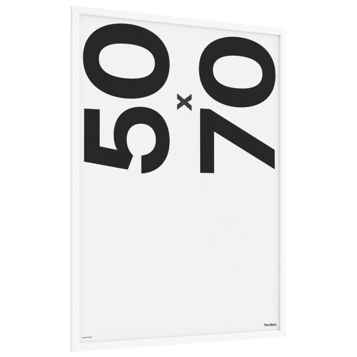 Træramme hvid 50x70 i gruppen Hobby & Kreativitet / Organisere / Rammer / Hvide rammer hos Pen Store (135100)