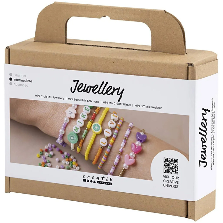 DIY Perlemix Venskabsarmbånd i gruppen Kids / Sjovt og lærerigt / Smykker og perler / DIY-sæt hos Pen Store (135351)
