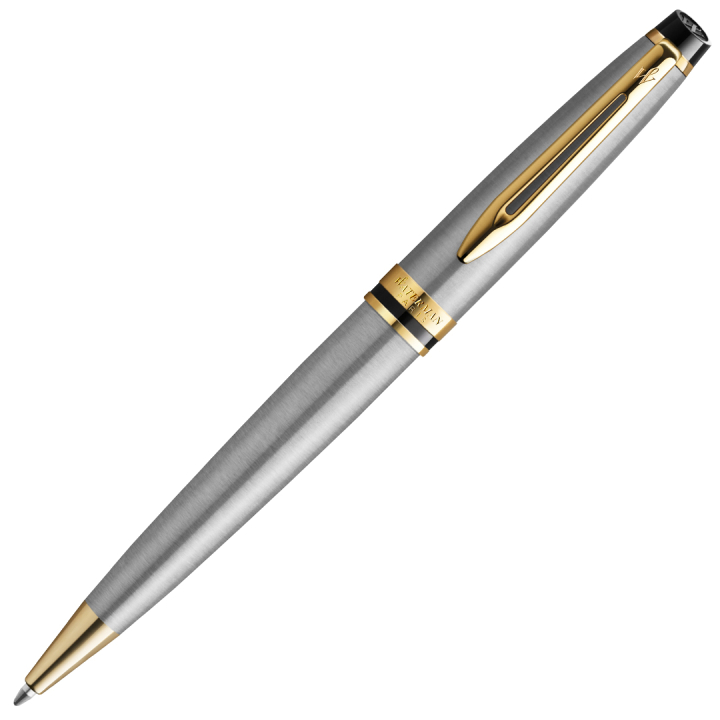 Expert Steel/Gold Kuglepen i gruppen Penne / Fine Writing / Kuglepenne hos Pen Store (135461)