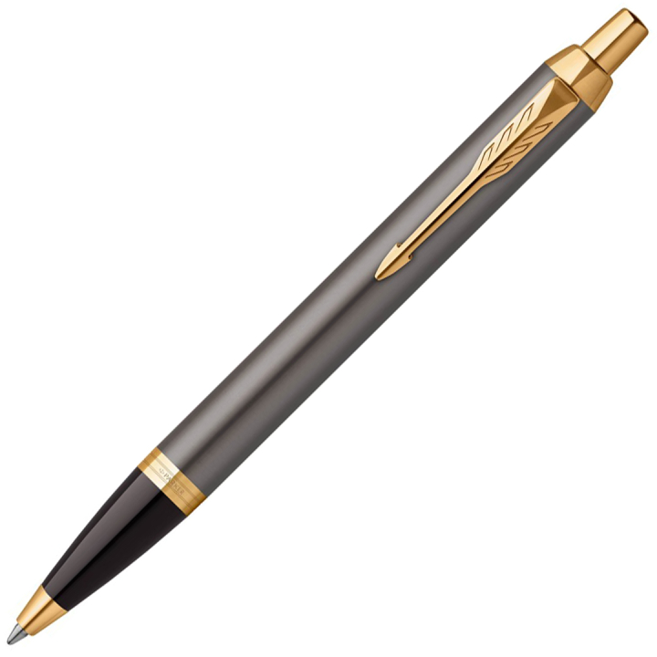 IM Grey/Gold Kuglepen i gruppen Penne / Fine Writing / Kuglepenne hos Pen Store (135474)