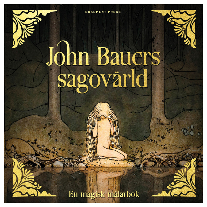 John Bauers sagovärld - En magisk målarbok i gruppen Hobby & Kreativitet / Bøger / Malebøger til voksne hos Pen Store (135492)