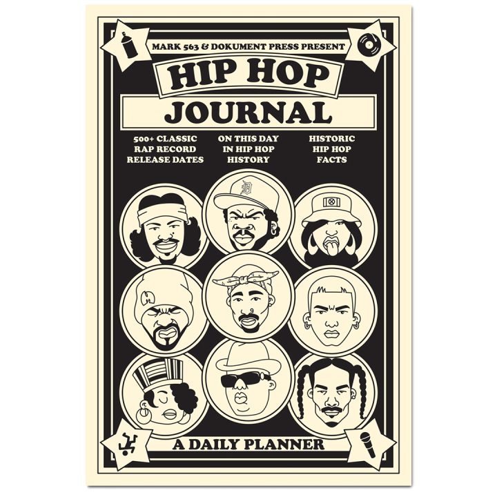 Hip Hop Journal: A Daily Planner i gruppen Papir & Blok / Kalendere / 12 mdr kalendere hos Pen Store (135493)