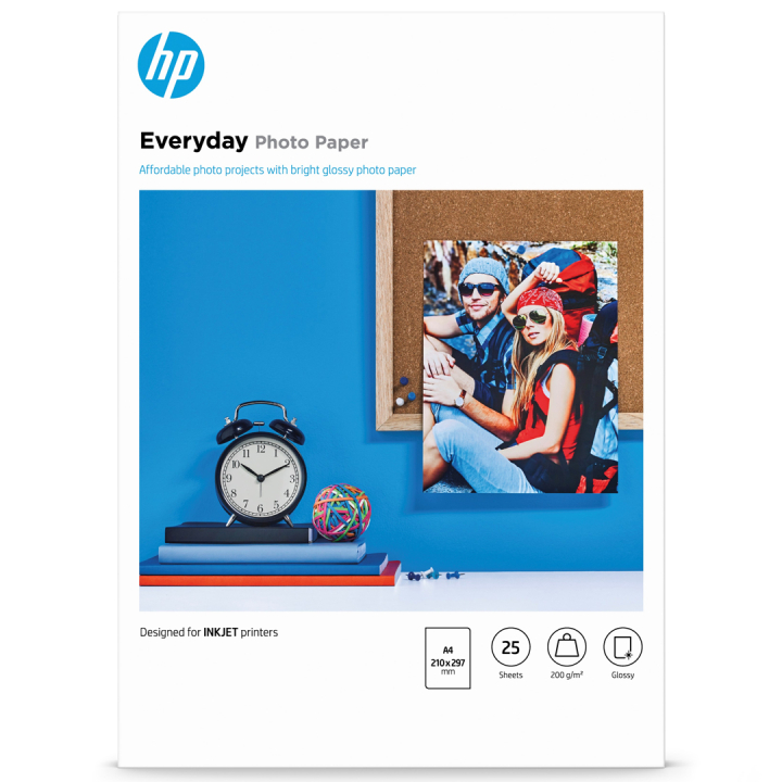 Everyday Glossy Fotopapir A4 25 ark 200g i gruppen Hobby & Kreativitet / Organisere / Fotopapir hos Pen Store (135552)