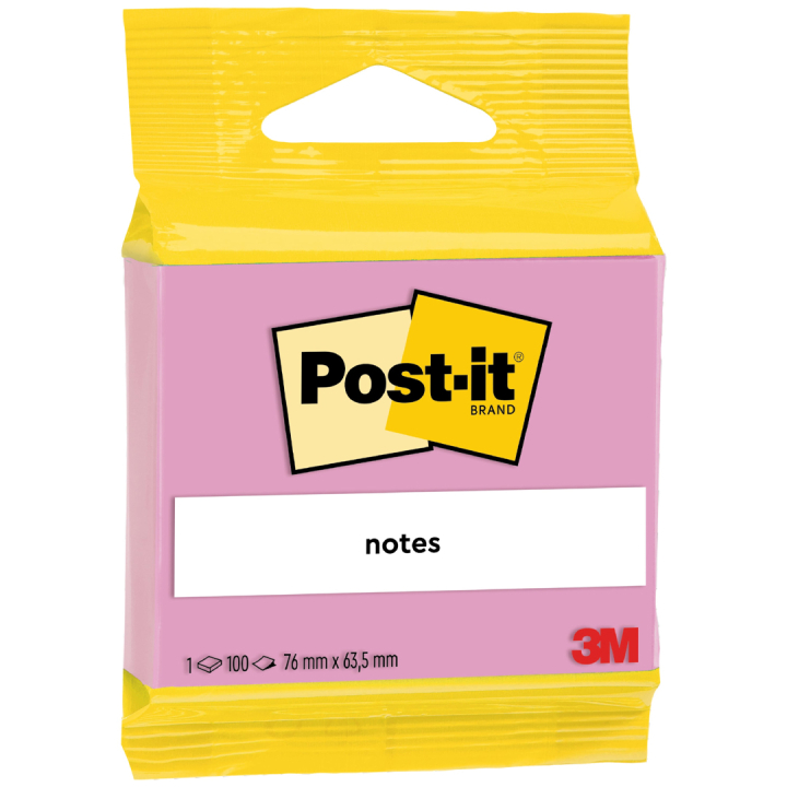 Post-it 63,5x76 Lyserød i gruppen Papir & Blok / Skriv og noter / Post-it og notesblokke hos Pen Store (135553)