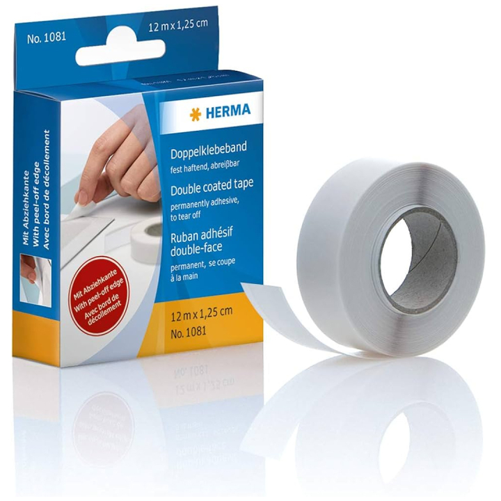 Dobbeltklæbende tape 16 mm x 12 m i gruppen Hobby & Kreativitet / Hobbytilbehør / Tape hos Pen Store (135558)