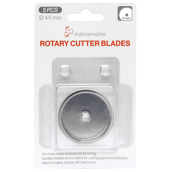Ekstra blade til rulleskærer 45 mm 5-pak i gruppen Hobby & Kreativitet / Hobbytilbehør / Skærer hos Pen Store (135560)