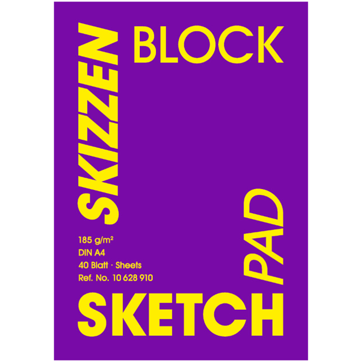 Sketch Pad A4 185g i gruppen Papir & Blok / Kunstnerblok / Tegnings- og skitseblok hos Pen Store (135563)
