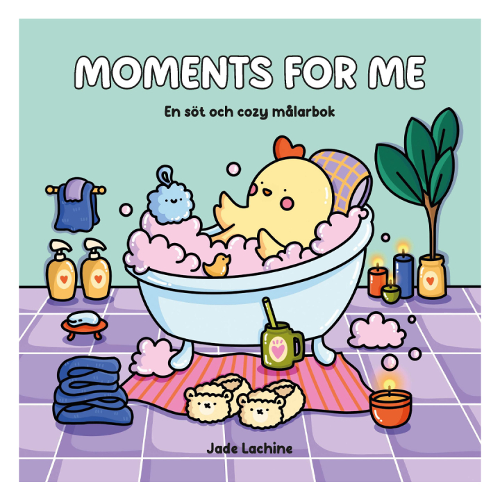 Moments for Me : En söt och cozy målarbok i gruppen Hobby & Kreativitet / Bøger / Malebøger til børn hos Pen Store (135585)