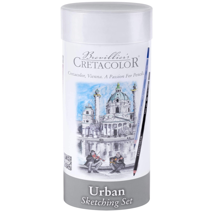Cretacolor Urban Sketching Sæt 22 dele i gruppen Penne / Kunstnerpenne / Skitseblyanter hos Pen Store (135649)