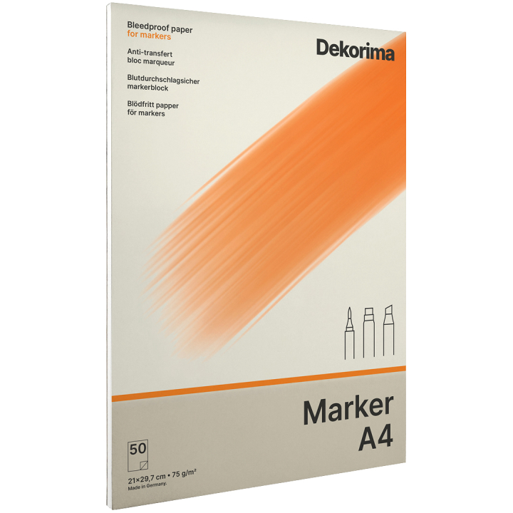 Marker Pad A4 i gruppen Papir & Blok / Kunstnerblok / Markerblok hos Pen Store (135674)