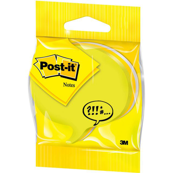 Post-it 70x70 Gul/Hvid Taleboble i gruppen Papir & Blok / Skriv og noter / Post-it og notesblokke hos Pen Store (135709)