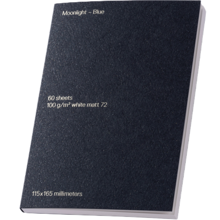 Notepad - Moonlight Blue i gruppen Papir & Blok / Skriv og noter / Notesbøger hos Pen Store (135781)