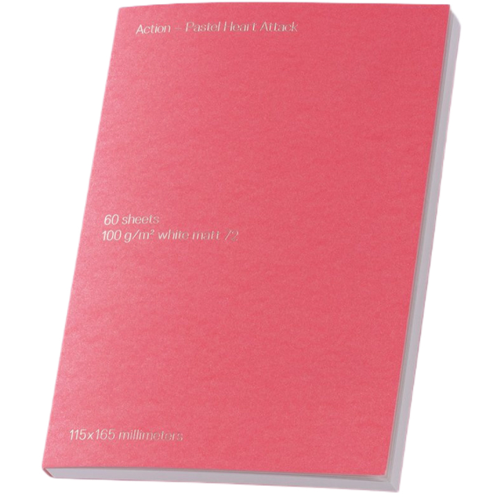 Notepad - Action Pastel Heart Attack i gruppen Papir & Blok / Skriv og noter / Post-it og notesblokke hos Pen Store (135783)