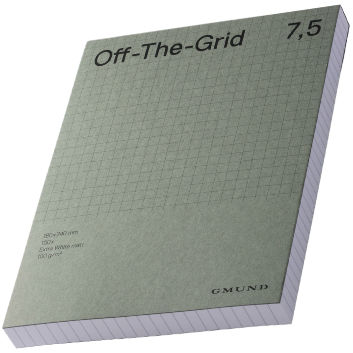 Off-The-Grid 7,5 - Forest i gruppen Papir & Blok / Skriv og noter / Skriveblokke og hæfter hos Pen Store (135784)