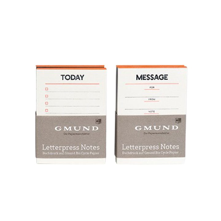 Letterpress Notes Set i gruppen Papir & Blok / Skriv og noter / Post-it og notesblokke hos Pen Store (135793)