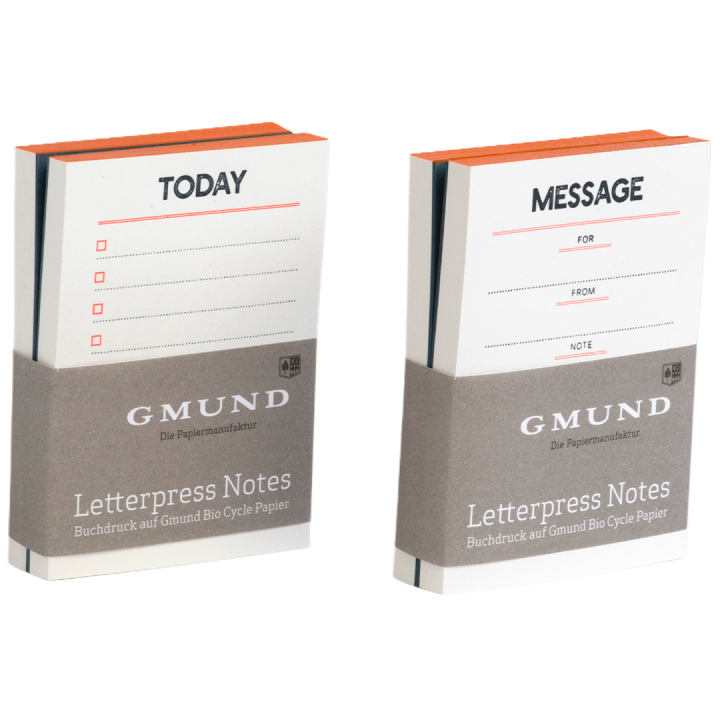 Letterpress Notes Set i gruppen Papir & Blok / Skriv og noter / Post-it og notesblokke hos Pen Store (135793)