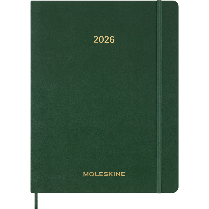 Kalender 12M Weekly Vertical 2026 Hardcover XXL Myrtle Green i gruppen Papir & Blok / Kalendere / 12 mdr kalendere hos Pen Store (136135)