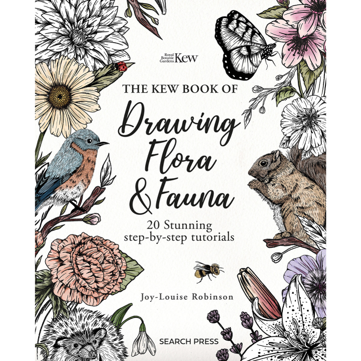 The Kew Book of Drawing Flora and Fauna i gruppen Hobby & Kreativitet / Bøger / Instruktionsbøger hos Pen Store (136328)