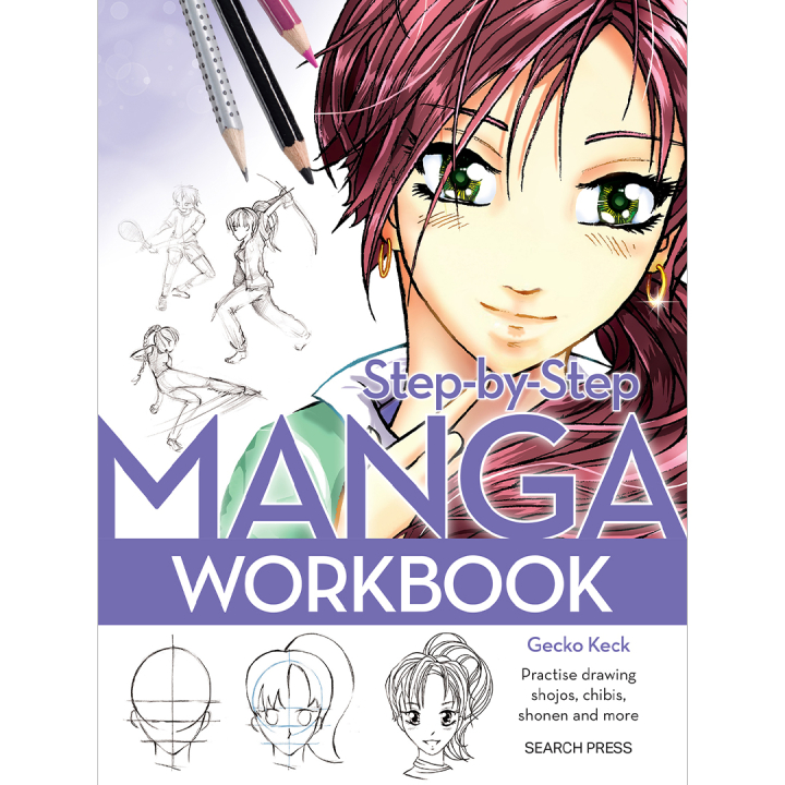 Step-by-Step Manga Workbook i gruppen Hobby & Kreativitet / Bøger / Inspirationsbøger hos Pen Store (136329)