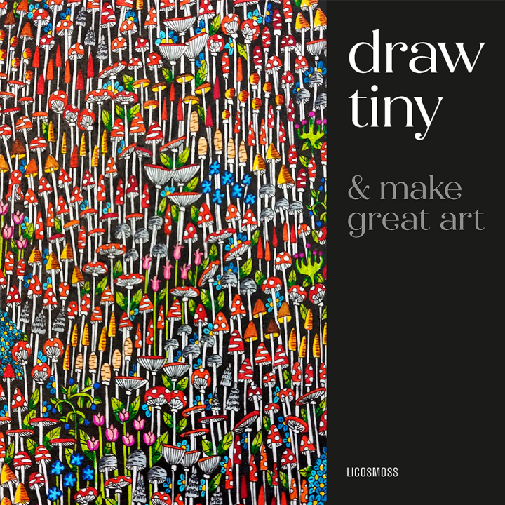 Draw Tiny & Make Great Art i gruppen Hobby & Kreativitet / Bøger / Inspirationsbøger hos Pen Store (136335)