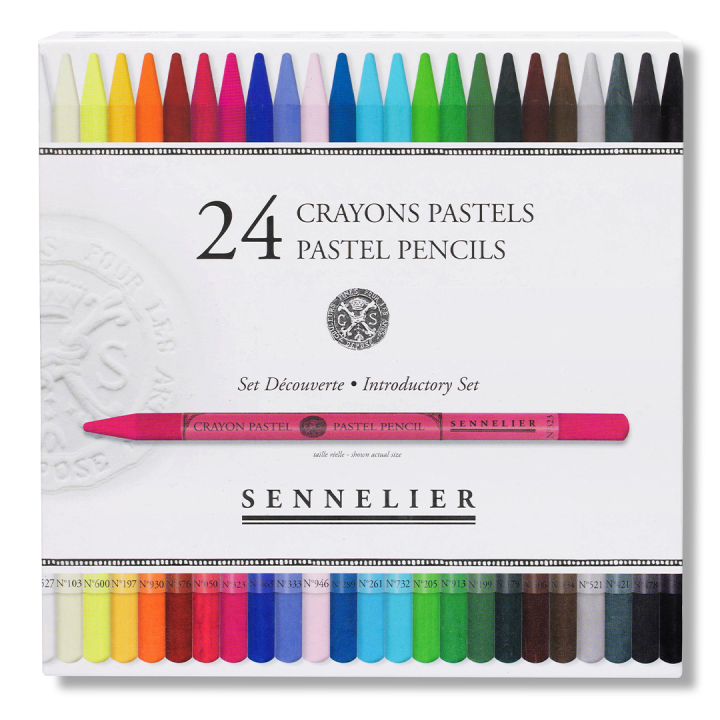 Pastel pencils set of 24 i gruppen Penne / Kunstnerpenne / Pastelblyanter hos Pen Store (136578)