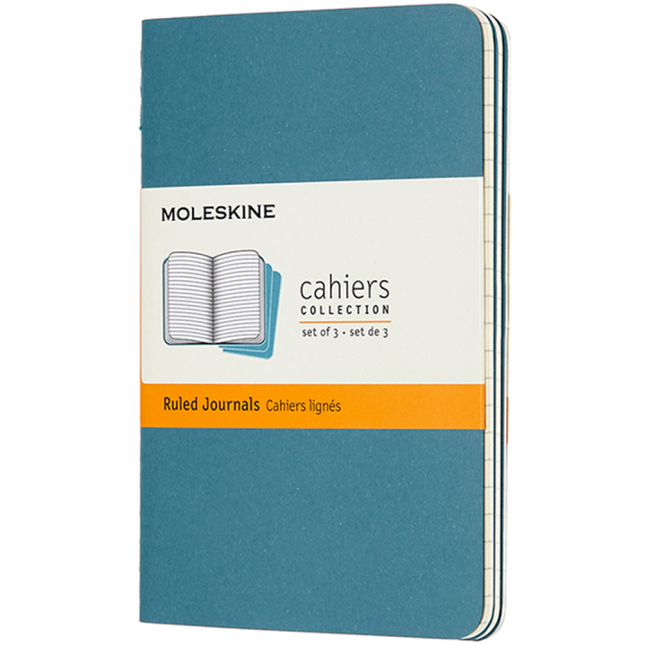 Cahier Notebook Pocket Brisk Blue Linjeret i gruppen Papir & Blokke / Skriv og noter / Notesbøger hos Pen Store (136815)