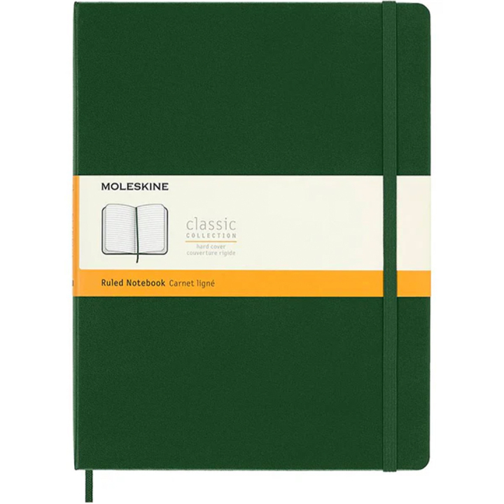 Classic Hard Cover Notebook XL Myrtle Green i gruppen Papir & Blok / Skriv og noter / Notesbøger hos Pen Store (136841_r)