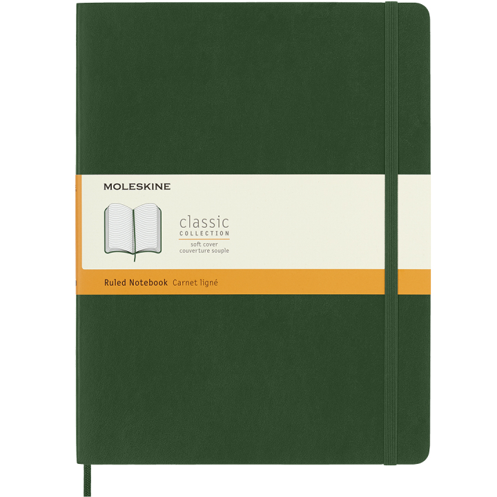 Classic Soft Cover Notebook XL Myrtle Green i gruppen Papir & Blok / Skriv og noter / Notesbøger hos Pen Store (136843_r)