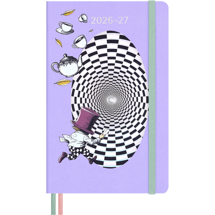 Kalender 18M WeekNote Hard Cover Large Alice in Wonderland i gruppen Papir & Blokke / Kalendere / 18 mdr kalendere hos Pen Store (137025)