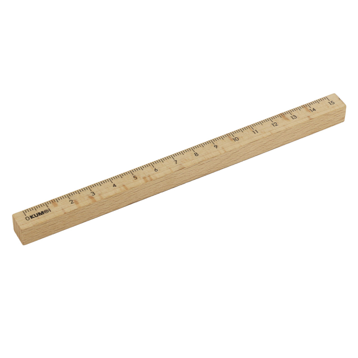 Lineal Træ 15 cm i gruppen Hobby & Kreativitet / Hobbytilbehør / Linealer hos Pen Store (137037)