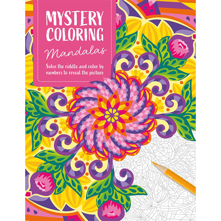 Mystery Coloring Mandalas i gruppen Hobby & Kreativitet / Bøger / Malebøger til voksne hos Pen Store (137182)