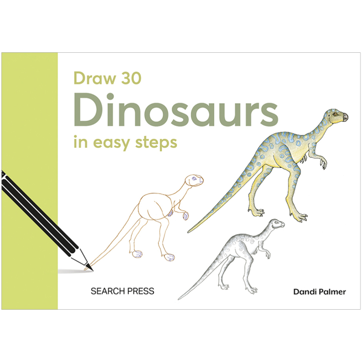 Draw 30: Dinosaurs i gruppen Hobby & Kreativitet / Bøger / Instruktionsbøger hos Pen Store (137212)