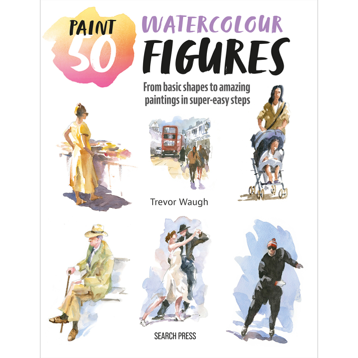 Paint 50: Watercolour Figures i gruppen Hobby & Kreativitet / Bøger / Instruktionsbøger hos Pen Store (137228)