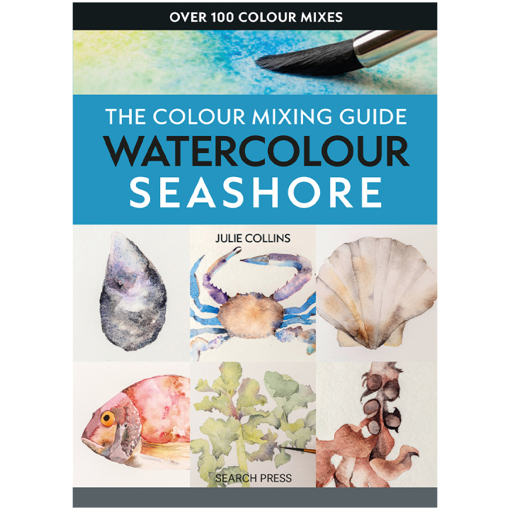 The Colour Mixing Guide: Watercolour Seashore i gruppen Hobby & Kreativitet / Bøger / Inspirationsbøger hos Pen Store (137235)