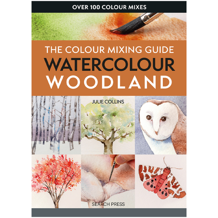 The Colour Mixing Guide: Watercolour Woodland i gruppen Hobby & Kreativitet / Bøger / Inspirationsbøger hos Pen Store (137236)