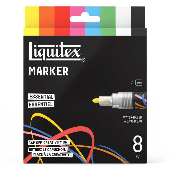 Marker Essential 8-sæt i gruppen Penne / Kunstnerpenne / Akrylmarkers hos Pen Store (137370)