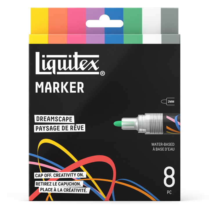 Marker Dreamscape 8-sæt i gruppen Penne / Kunstnerpenne / Akrylmarkers hos Pen Store (137371)