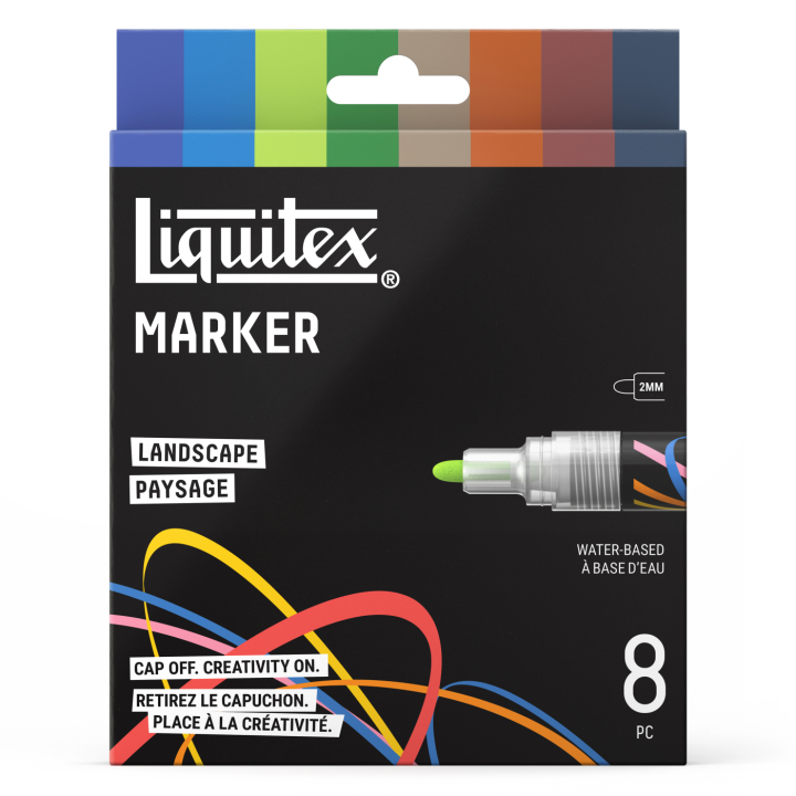 Marker Landscape 8-sæt i gruppen Penne / Kunstnerpenne / Akrylmarkers hos Pen Store (137374)