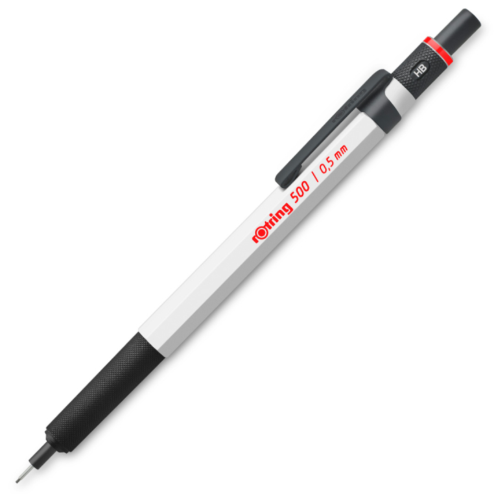 500 Stiftblyant 0.5 Hvid i gruppen Penne / Skrive / Stiftblyanter hos Pen Store (137411)