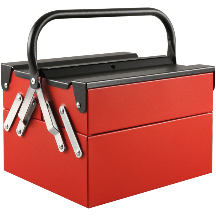Toolbox Atena Red/Black i gruppen Hobby & Kreativitet / Organisere / Oppbevaringsbokser hos Pen Store (137550)