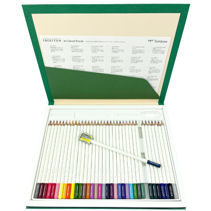 Irojiten farveblyanter 36-sæt i gruppen Penne / Kunstnerpenne / Farveblyanter  hos Pen Store (137566)