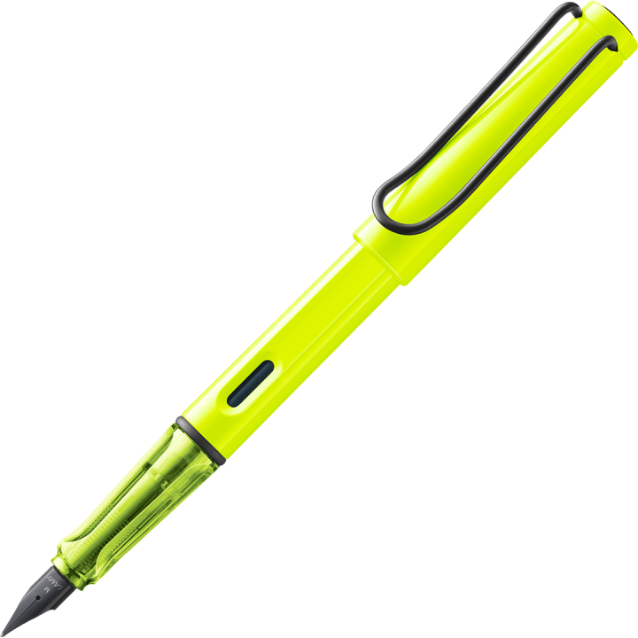 Safari Fyldepen Neon Yellow i gruppen Penne / Fine Writing / Fyldepenne hos Pen Store (137577_r)