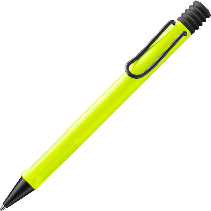 Safari Kuglepen Neon Yellow i gruppen Penne / Fine Writing / Kuglepenne hos Pen Store (137580)