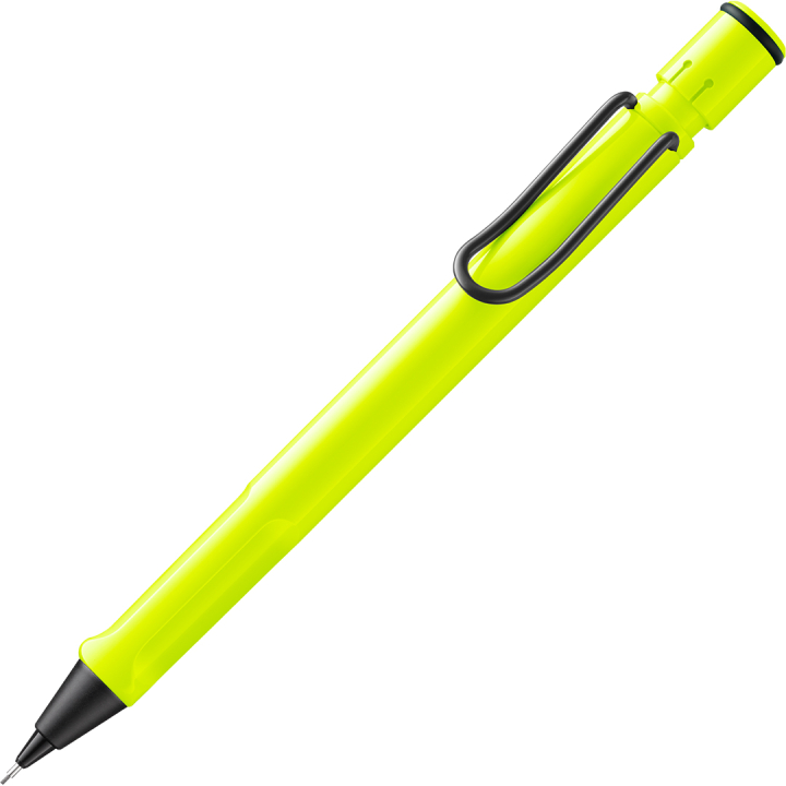 Safari Stiftblyant 0.5 Neon Yellow i gruppen Penne / Skrive / Stiftblyanter hos Pen Store (137582)