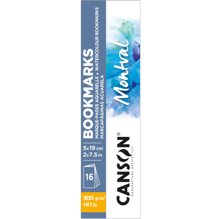 Montval Watercolour Bookmarks i gruppen Papir & Blokke / Kunstnerblokke / Akvarelblokke hos Pen Store (137655)